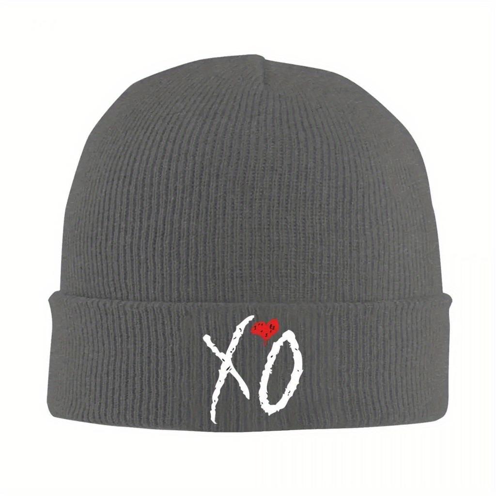 THE WEEKND Tour Musicale XO Cappello a Maglia Unisex Donna Berretti Autunno Inverno Cappello Caldo Cappello Melone