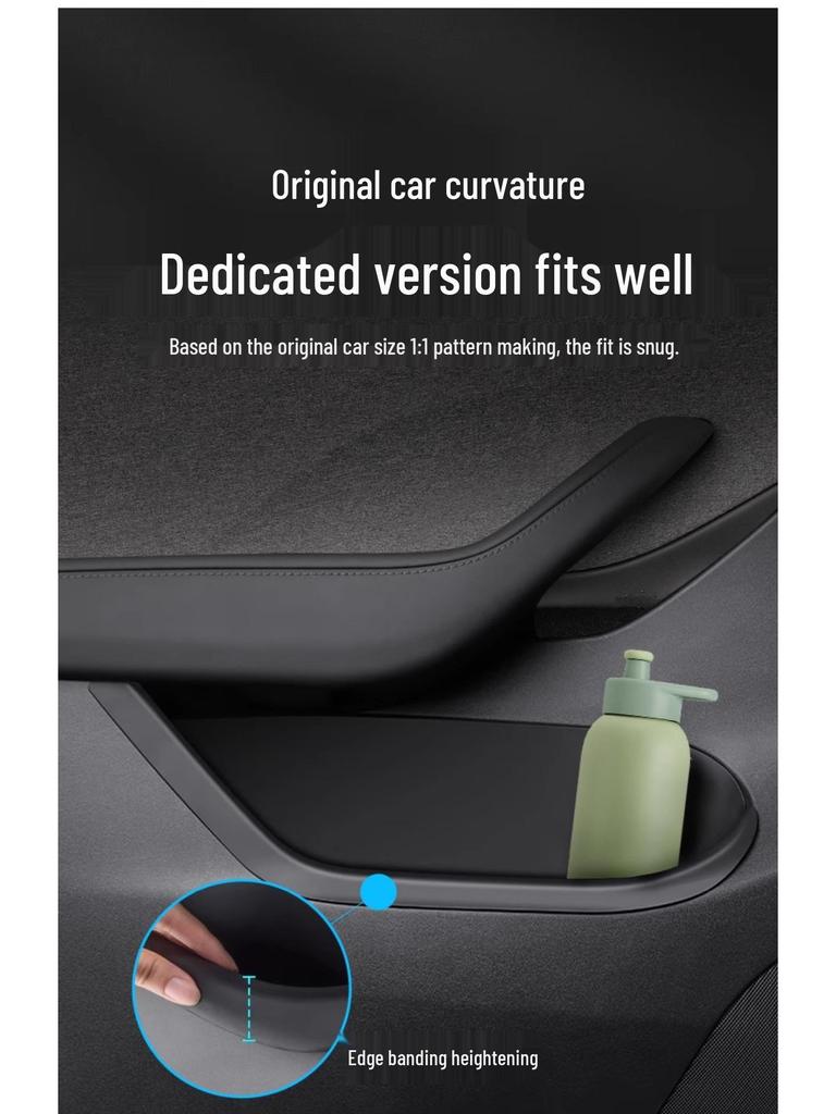 Tesla Model Y Facelift NAPA Auto-Türschlitz-Aufbewahrungsmatte - Dekoratives Zubehör