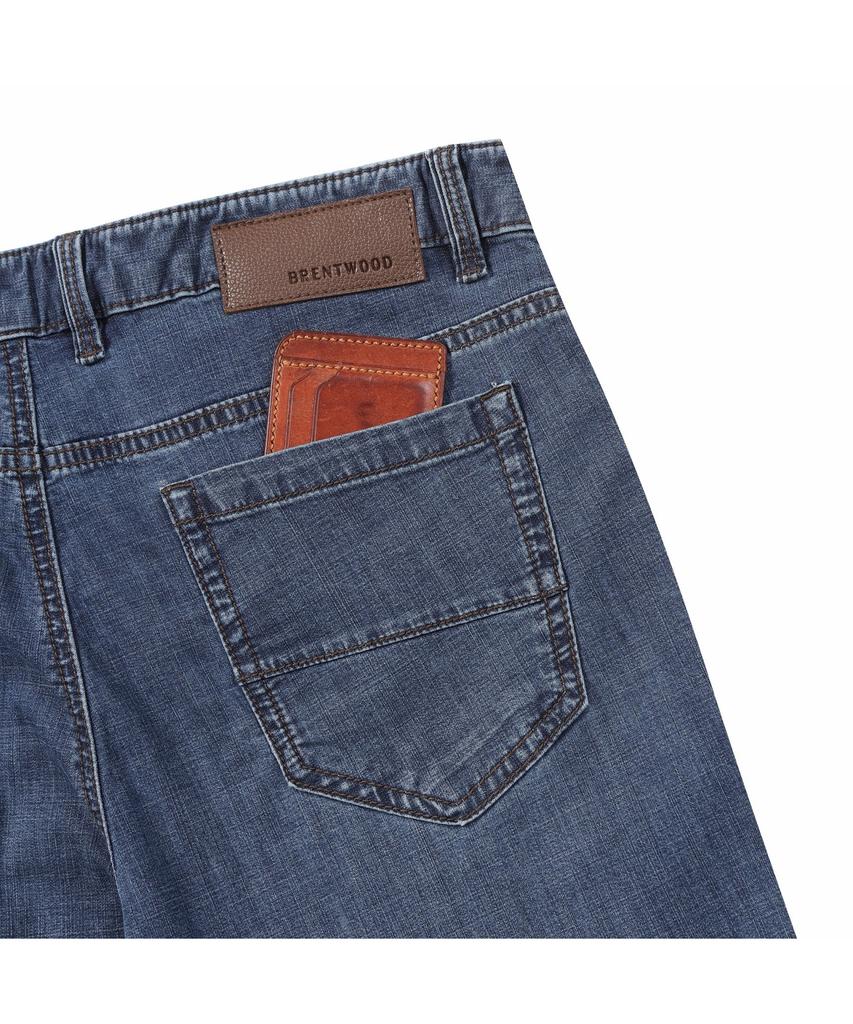 BRENTWOOD Standard Fit Blue Coolmax Denim Brpdm26512Bux