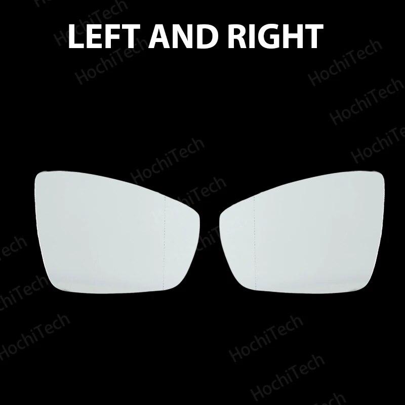 Electric Rearview Heated Mirror Glass Left & Right For Volkswagen Polo Mk5 Typ 6R 6C 61 2014-2016