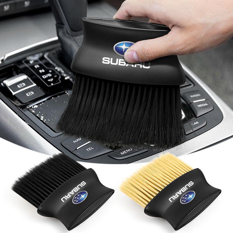 1Pcs Car Dedusting Brush Air Outlet Cleaning Brush Car Accessories For Subaru Forester impreza Outback Legacy Tribecacar WRC XV Car Accessories