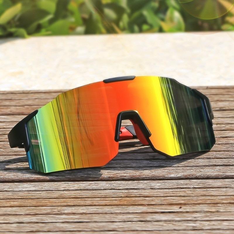 2Pcs Unisex Pochromic Sunglasses for Sports Cycling Running with UV Dust Rain Shield