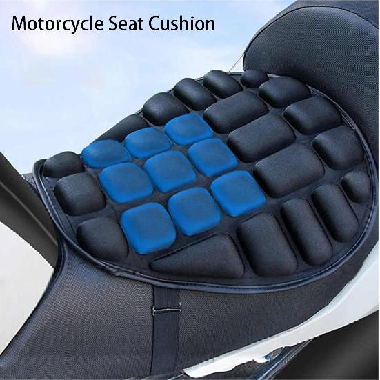 1X Motorcycle Seat Cover Comfort Seat Cushion Universal Pressure Relief Air Pad
