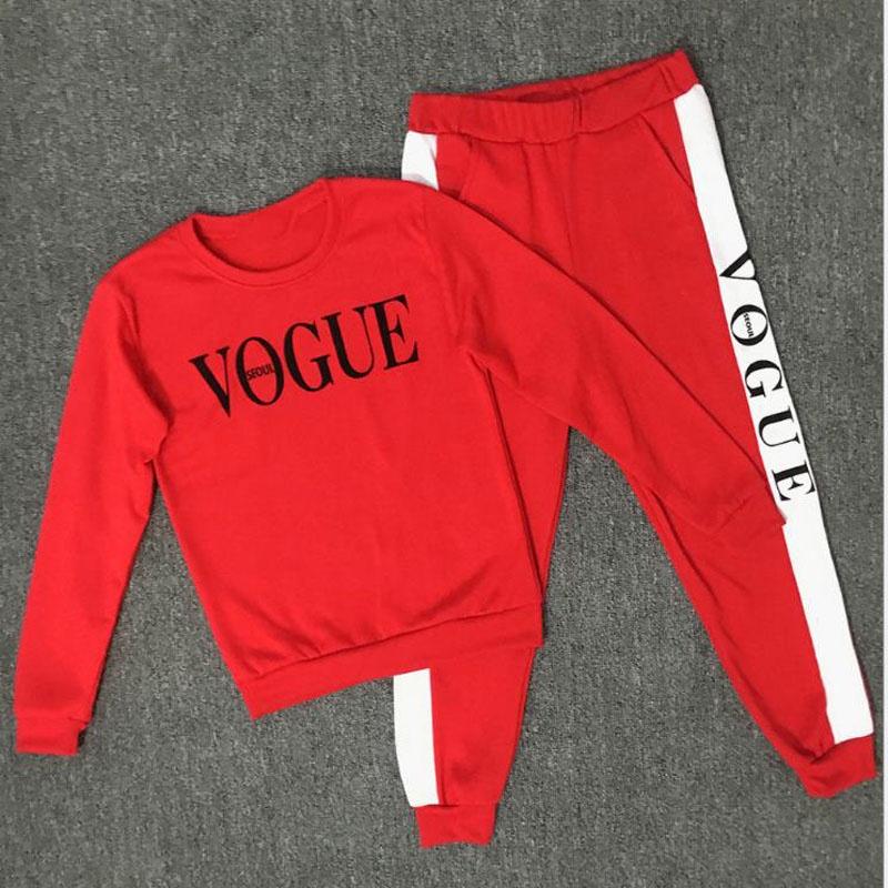 Womens Vogue Print Hoodie Sweatshirts Ladies Slouch Pullover Tops Jumper