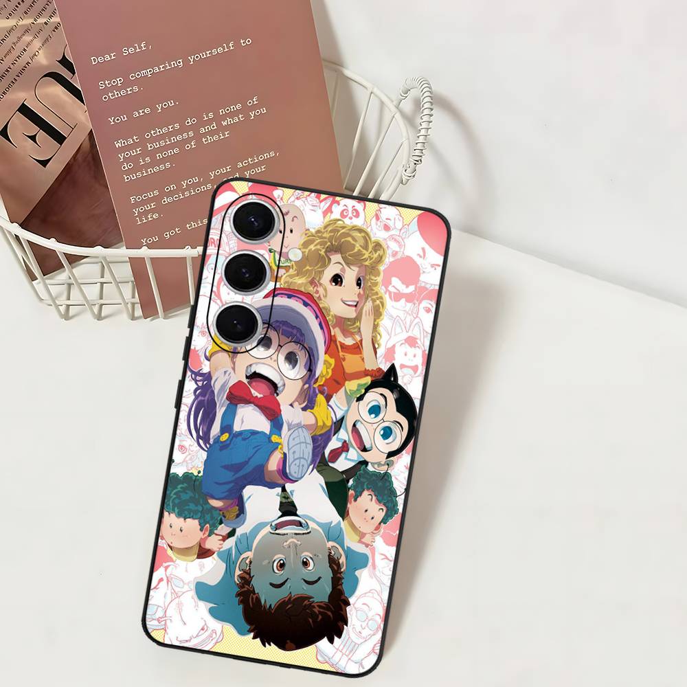 Anmie Dr Slump A-Aralees Phone Case For Samsung S 24 Fe 25 Ultra Plus 20 Lite 21 30 22 23 24 22 Ultra 5G Fundas