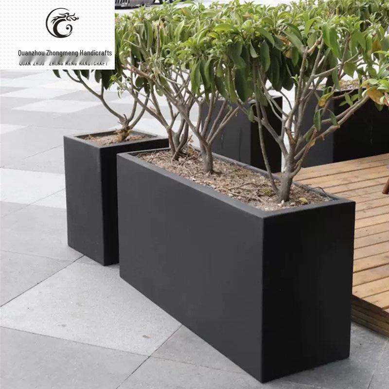 

Stainless Steel Rectangular Flower Box Planter for Outdoor Spaces