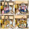 Portable Mountaineering Crossbody Bag Embroidery Drawstring Bucket Cloth Bag  Couple
