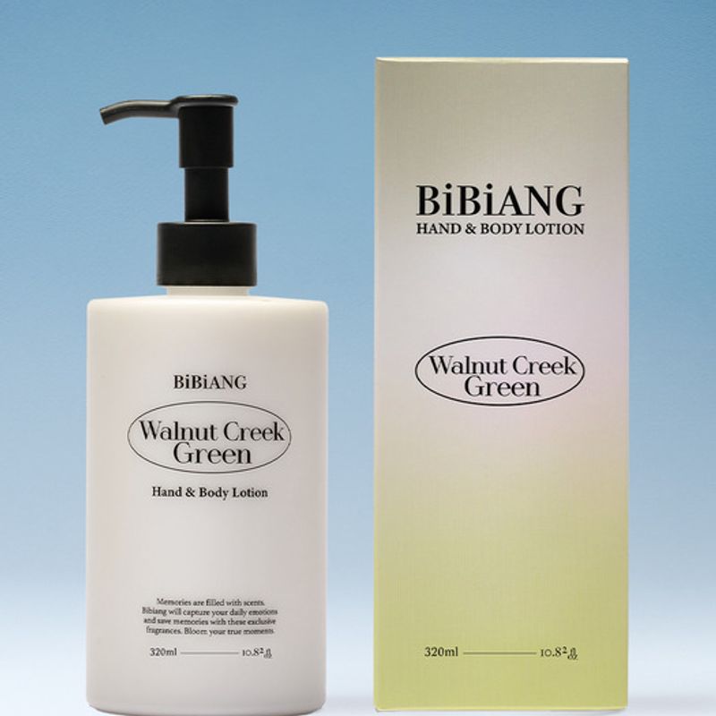 Bibiang Niche Perfume Hand & Body Lotion 320ml Walnut Creek Green Walnut Creek Green