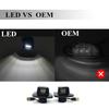 Pair of Black LED License Plate Lights for Chevrolet '88-'00 C1500 K1500 Silverado Tahoe