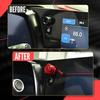 Car Radio Volume Control Knob  Red Black Silver For CHEVROLET Corvette Stingray Z06 E-Ray C8 Coupe     2025