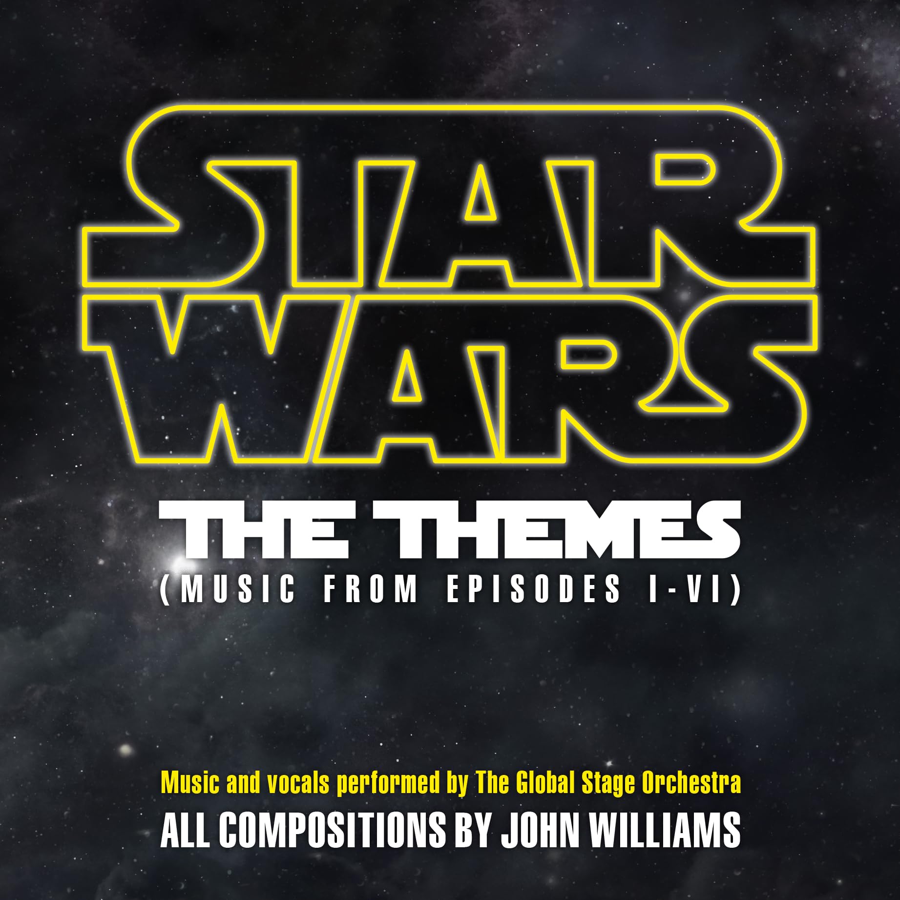 

Star Themes Crystal Clear Solid White Vinyl Wars - &