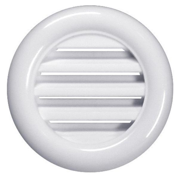 White Ventilation Grille For A 40 Mm Opening