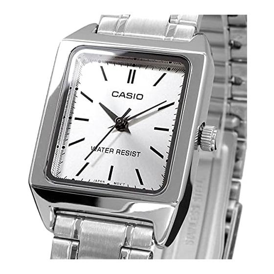 [Casio] CASIO Standard Quartz Ladies Watch LTP-V007D-7E Silver Metal Band Overseas Model [Parallel Import]