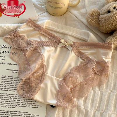 Lace & Satin Breathable Briefs 4-Pack