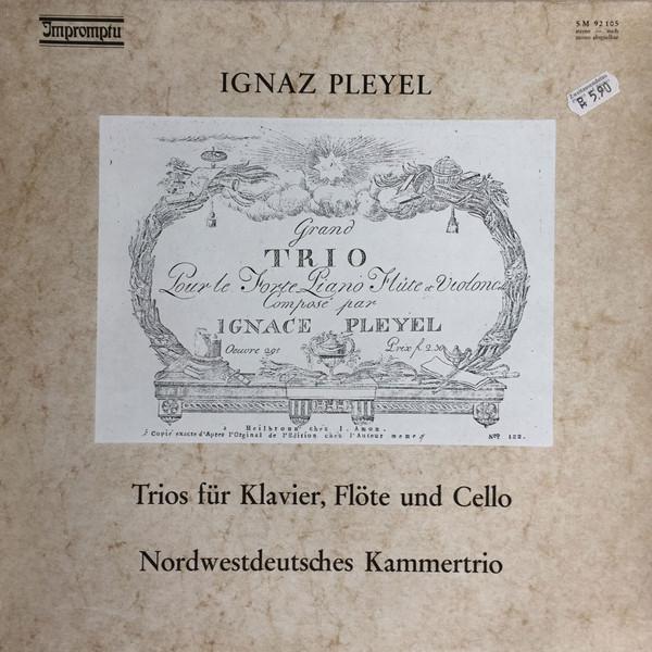 

LP Record IGNAZ PLEYEL , NORDWESTDEUTSCHES KA - Trios Für Klavier, Flöte Und Cello SM92105 Impromptu Germany Classical Used