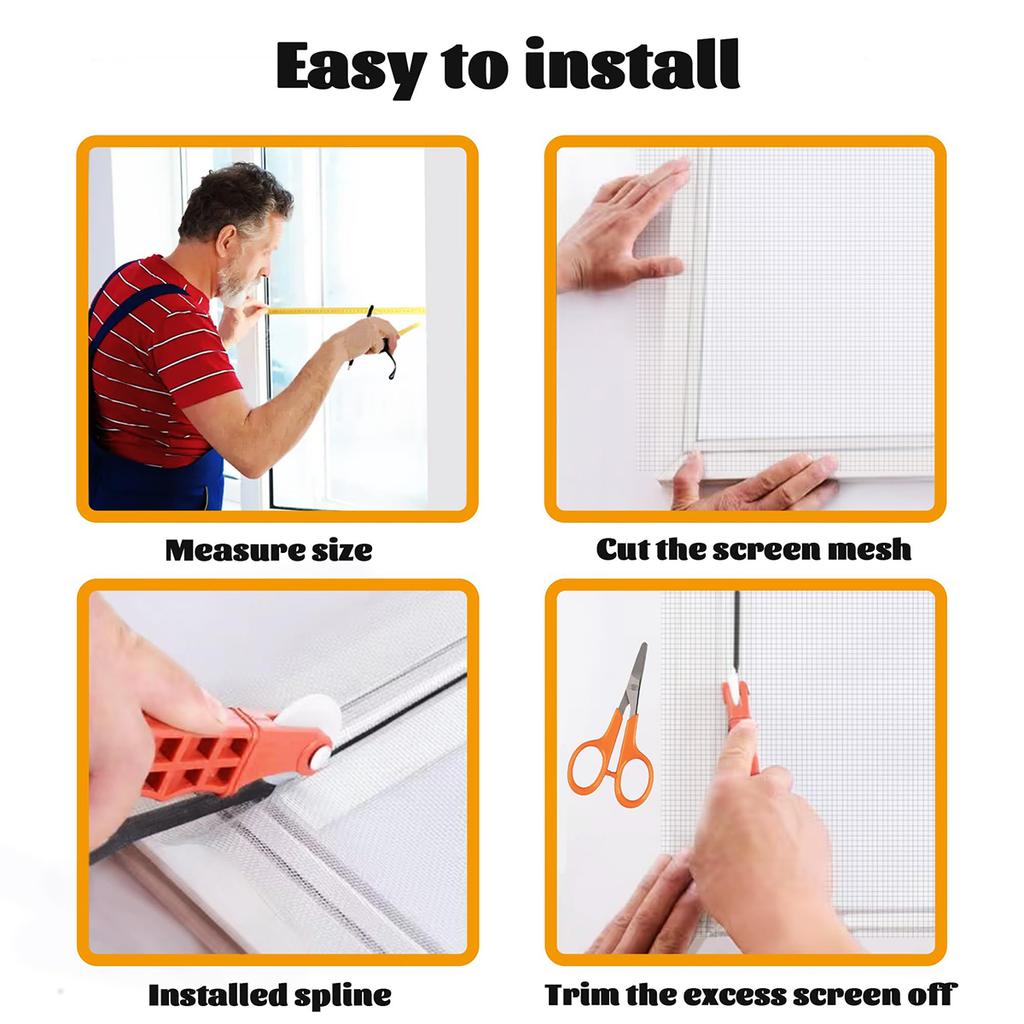 1 ROLL Fiberglass Window Screen Indoor Mosquito Net Protect Baby & Family From Insect And Bug Anti Mosquito Net