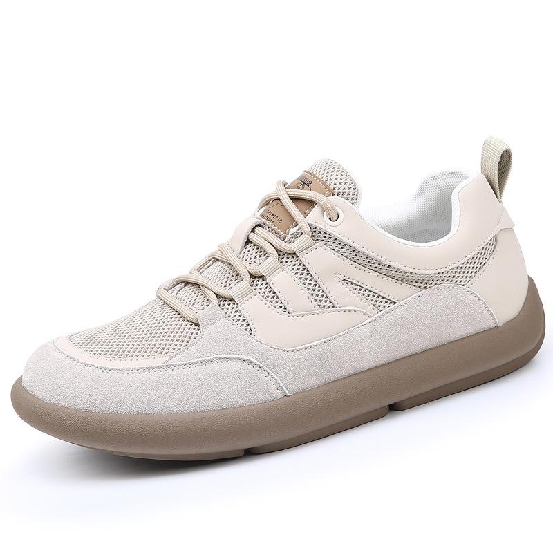 Retro Mesh German Training Shoes Men'S Summer New Wide-Headed Little White Shoes Men'S Trendy Breathable Sports And Leisure Shoes