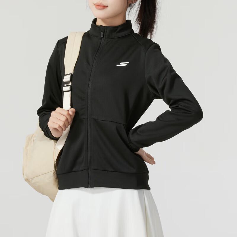 Skechers Women s Knit Stand-Collar Outdoor Jacket S