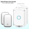 Battery-Free Waterproof Wireless Doorbell with Long-Range Smart Remote Control
