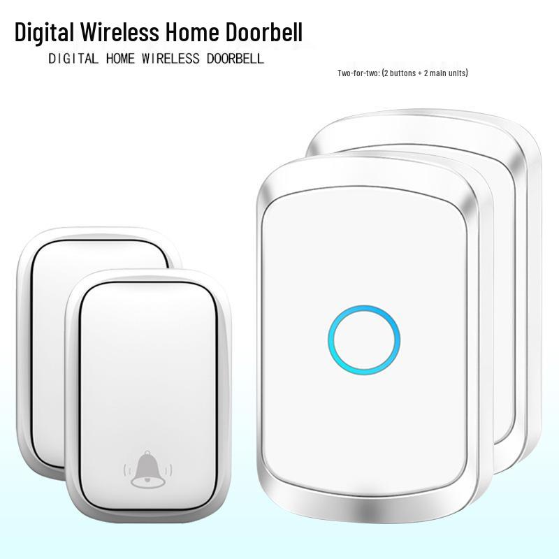 Battery-Free Waterproof Wireless Doorbell with Long-Range Smart Remote Control