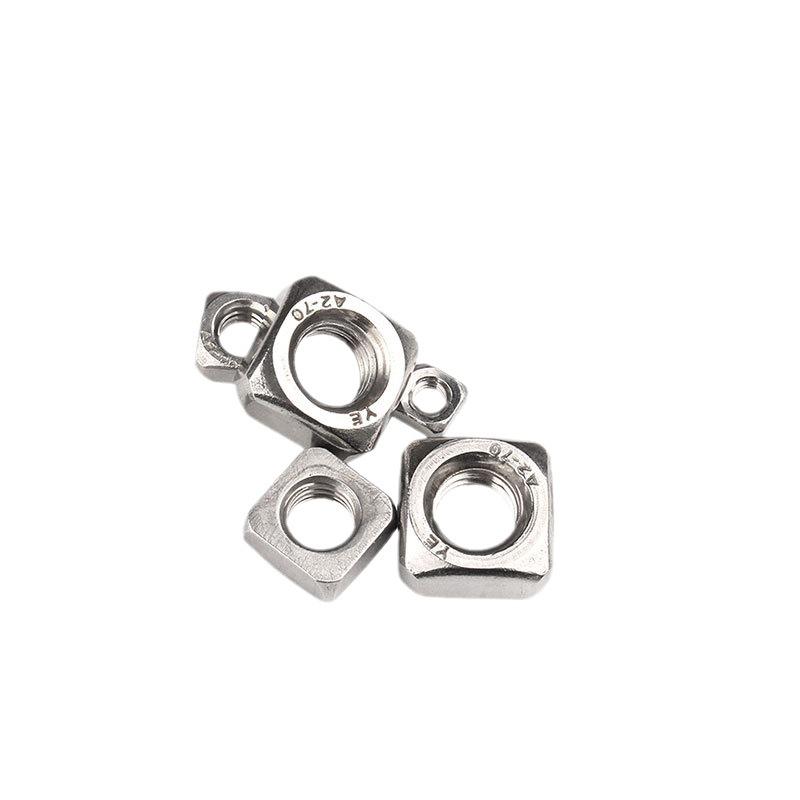 304 Stainless Steel Square Nut M3-M10 Four-Corner Cap
