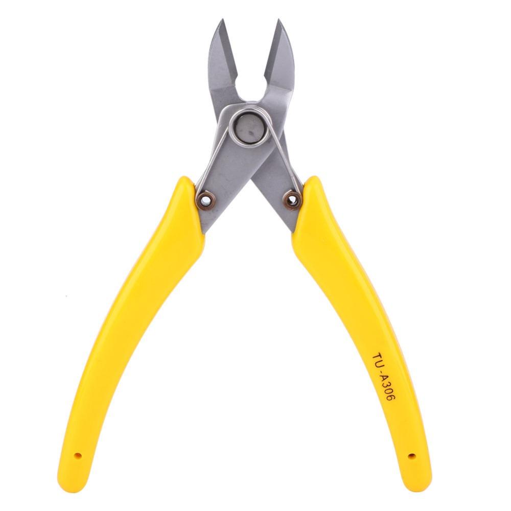 Stainless Steel Wire Cutter 6 Inches Side Cutter Cable Cutting Pliers Electronics Cutting