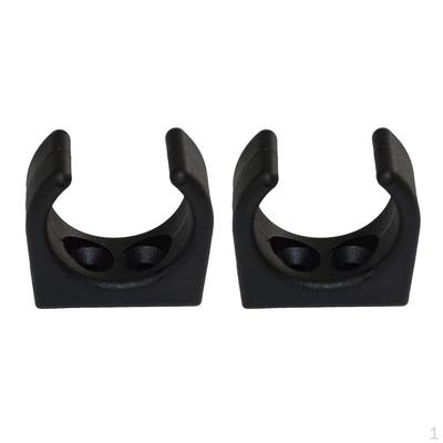 2x 1-1/4in Marine Nylon Clips Holder Paddle Rod Storage Brackets