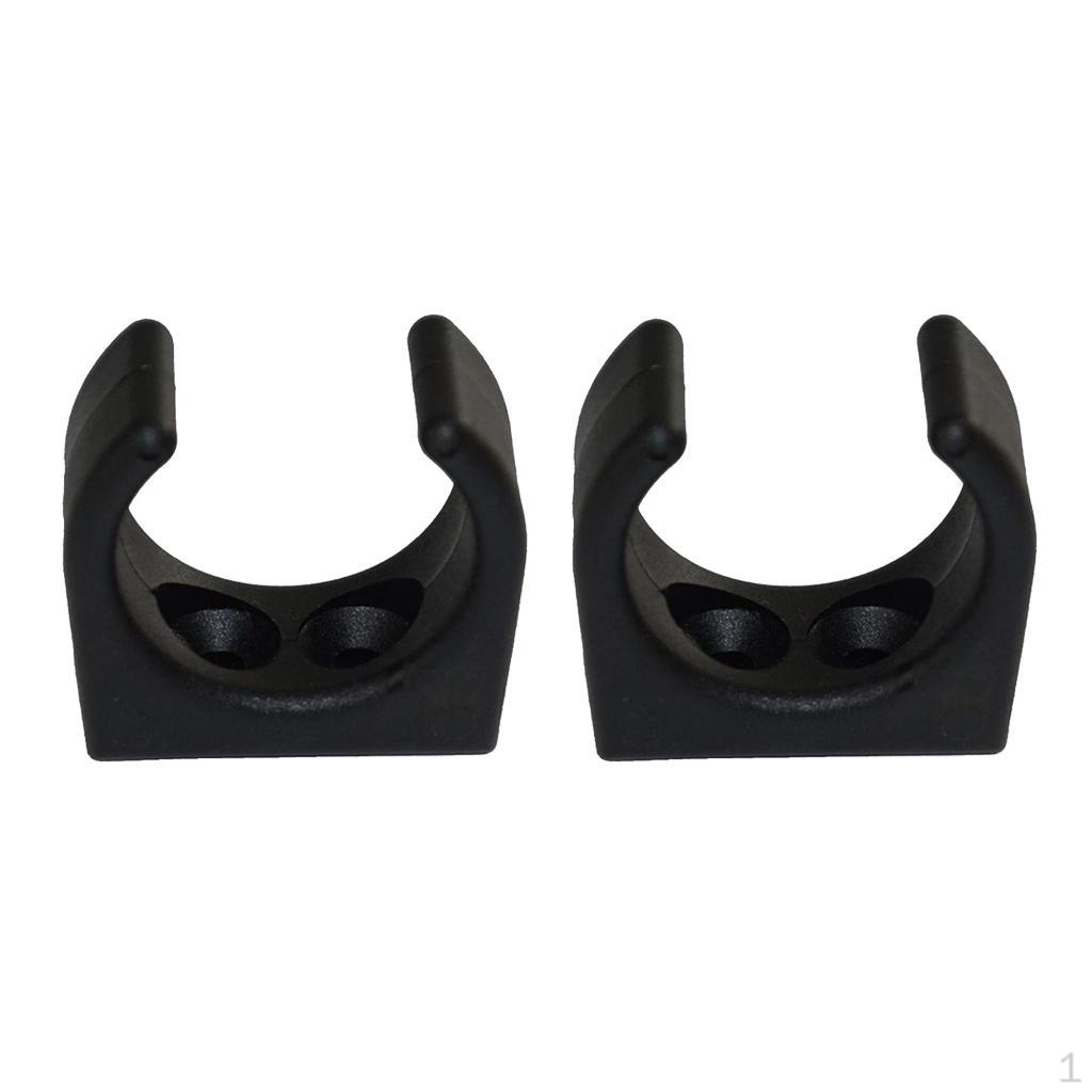 

2x 1-1/4in Marine Nylon Clips Holder Paddle Rod Storage Brackets
