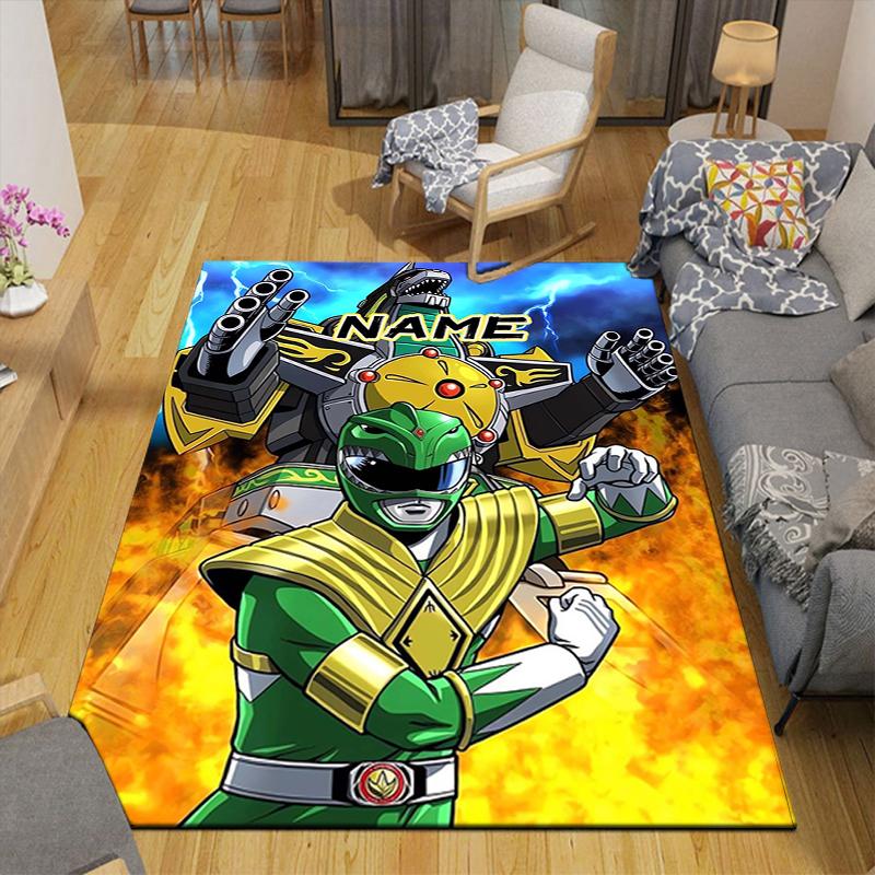 Custom 1Pc Power Rangers Heroic Team Rug Office Carpet Indoor Outdoor Entrance Doormat Nonslip Soft And Comfortable Living Room D2915220
