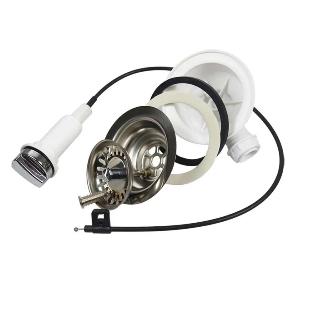 Cable Control Sink Strainer Cable Controller As Shown Sewer Filter Effective Filtration System Long-lasting Performance