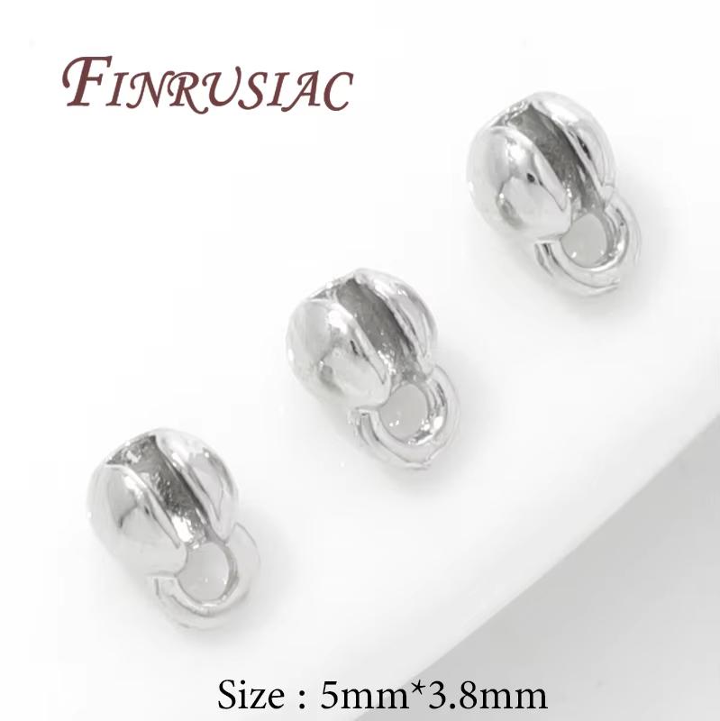 10/20 Stück 18K Vergoldete Quetschperlen Für Schmuck, Quetschperlen-Abdeckung, Perlenendkappen Kugelkette Verbinder, DIY Zubehör, Quetschperlen Endkappe