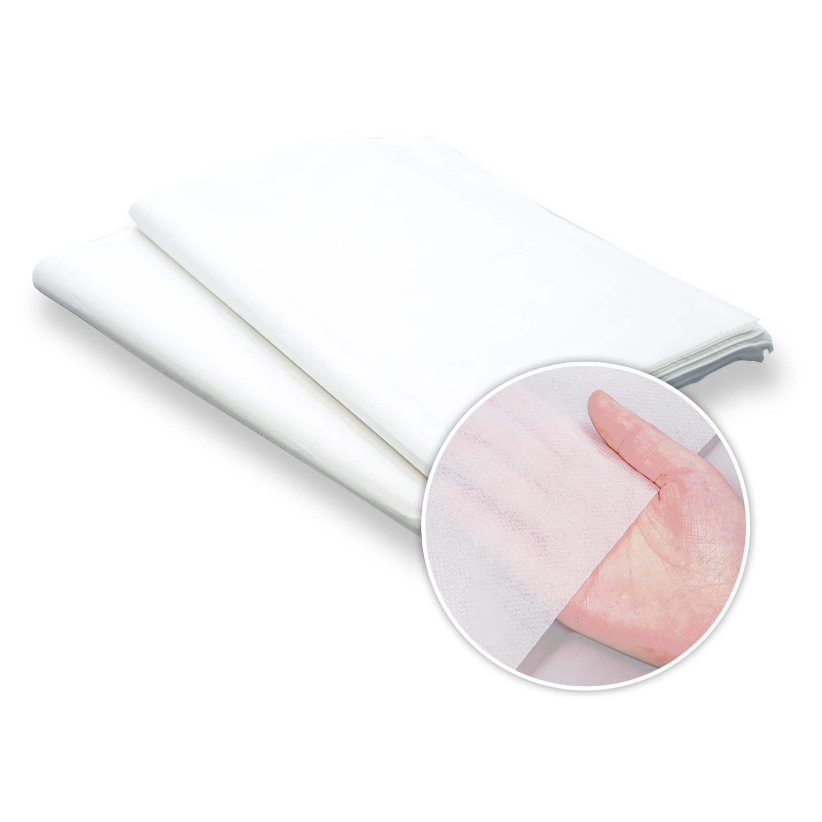 

nijimomo Mini Paper Sheets, 100 Sheets, Disposable, Nonwoven, Waterproof, for Esthetics, Massage, and Nursing Care (60x90cm)