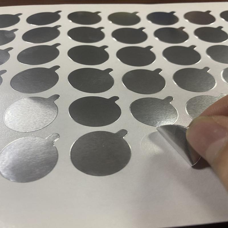 2Set Aluminum Foil Sealing Sticker For Soft Tube Mouth Seal Adhesive Sticker Bottle Stopper