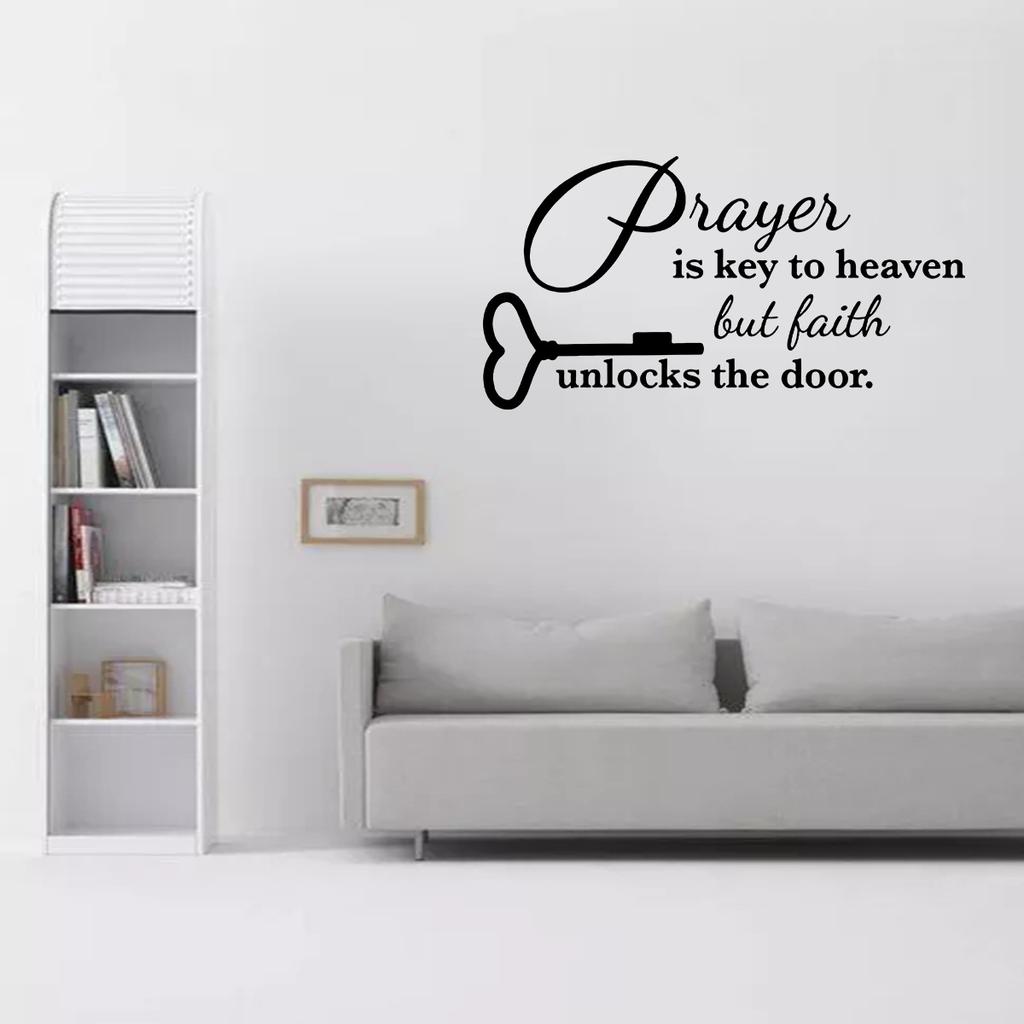 Yy537 Personalized And Creative English Love Key Wall Sticker Living Room Bedroom Decorative Wall Sticker Large Quantity Can Be Negotiated