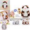 Hamster Falante Fofo Bichinho de Pelúcia Brinquedo Infantil Gravação de Som | 15/18cm