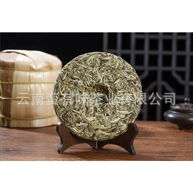 357g Moonlight White Tea Cake Yunnan Baihao Silver Needle Jinggu Single Bud