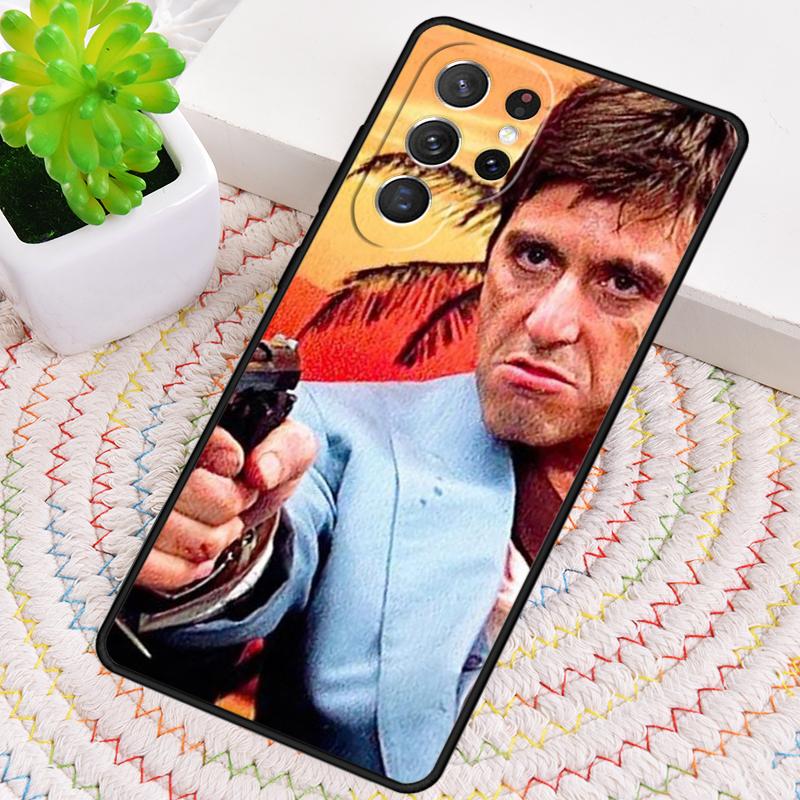Al Pacino Scarface Bumper Phone Case for Samsung Galaxy note 10 pro S26 Ultra S23 S24 FE S25 S21 S22 PLUS shockproof Cove