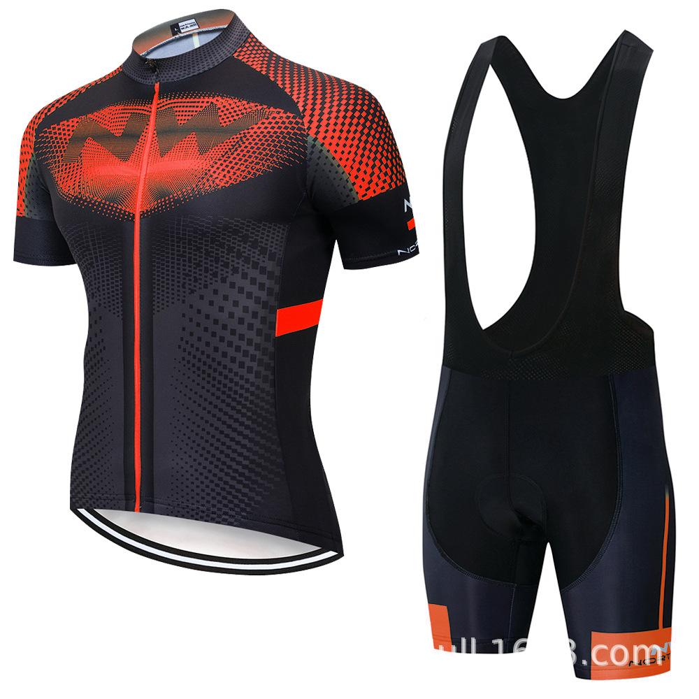Summer NW Short Sleeve Strap Cycling Suit Men's Bicycle Suit Moisture Absorbing, Breathable and Sweating
