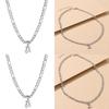 Stylish Cherry Pendant Necklace For Women With Geometric Design In Elegant Silver Alloy