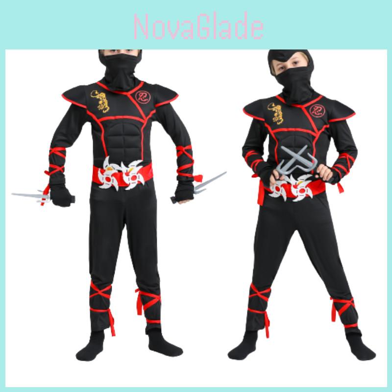 New Halloween Cosplay Anime Costume For Kids Samurai Costume Ninja Outfit By Yixi Apparel Suitable For Stage Performances