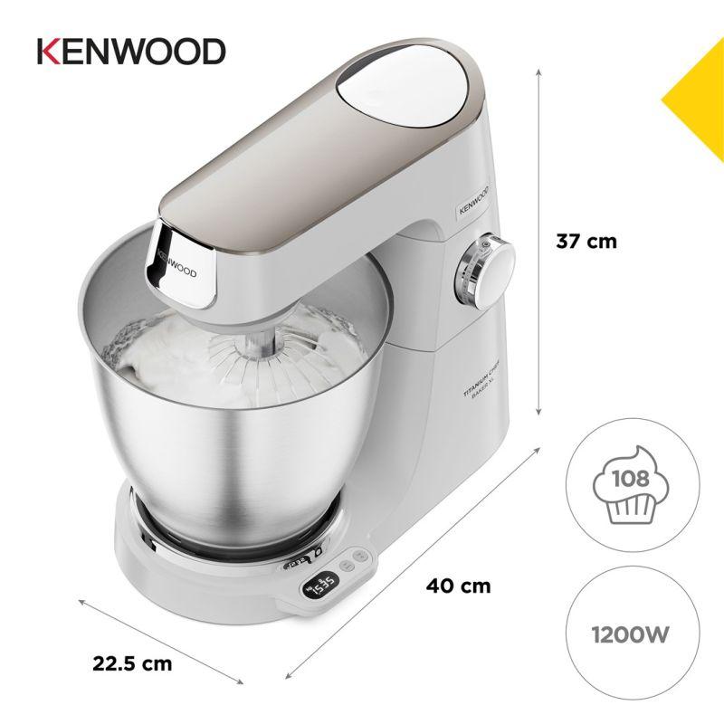 Kenwood KVL65.001WH Stand Mixer 1200W 7L White