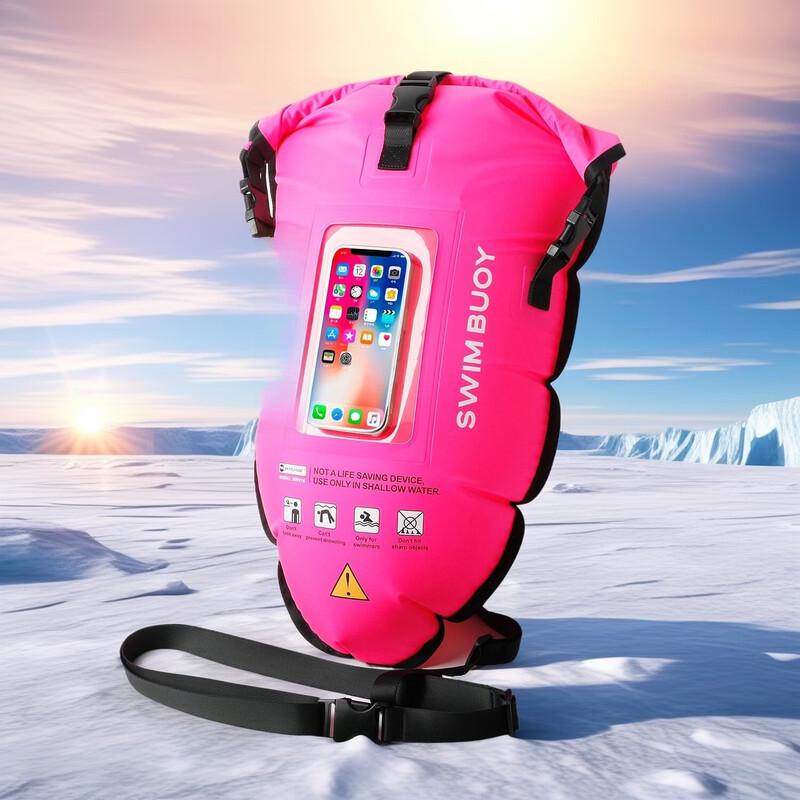 Pink Safety Swim Buoy