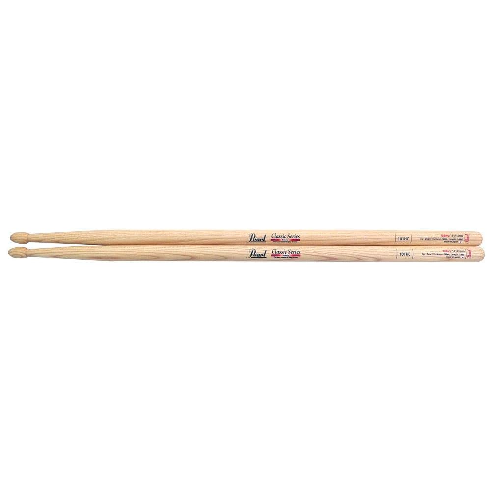 Pearl 101HC Drumsticks Maple Wood Lightweight Durable Drumsticks