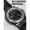 Used [Rare] SWATCH Swatch ROPPONGI Automatic Black. Working Item.
