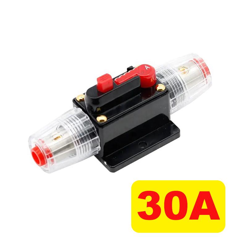 Car Circuit Breaker Fuse Reset 20A 30A 40A 50A 60A 80A 100A 150A Manual Reset Fuse Car Boat Waterproof Marine Circuit Breaker