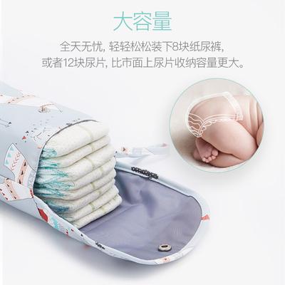 New Waterproof and Reusable Baby Diaper Bag, Baby Handbag, Large Capacity Mommy Diaper Storage Bag Wholesale