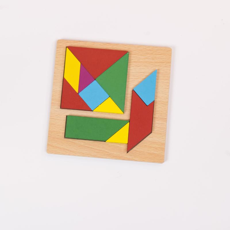 Jucării Educative din Lemn pentru Copii, Ajutoare pentru Învățare Timpurie, Recunoaștere Forme Digitale, Puzzle-uri 3D pentru Studenți, Plăci de Prindere Manuală.