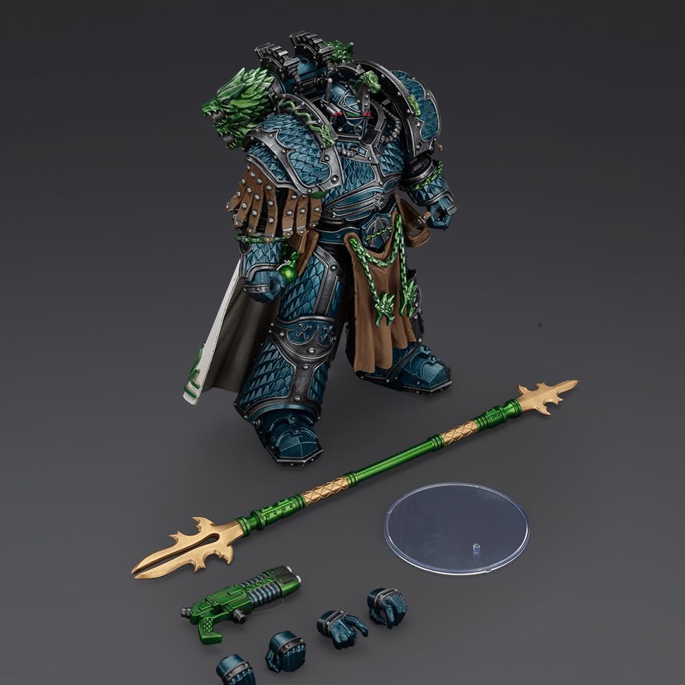 JOYTOY-Warhammer The Horus Heresy-1:18-Action Figure-Alpha Legion Alpharius, Primarch of The XXth Legion-Collection Model Birthday Gifts