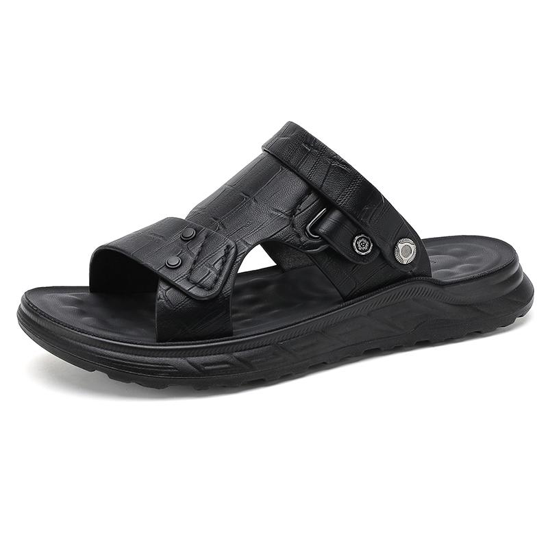 Fashion Men's High-quality Fashion Casual Sandals Summer Dual-purpose Breathable Sports Slippers Outdoor Waterproof Anti Slip Beach Shoe