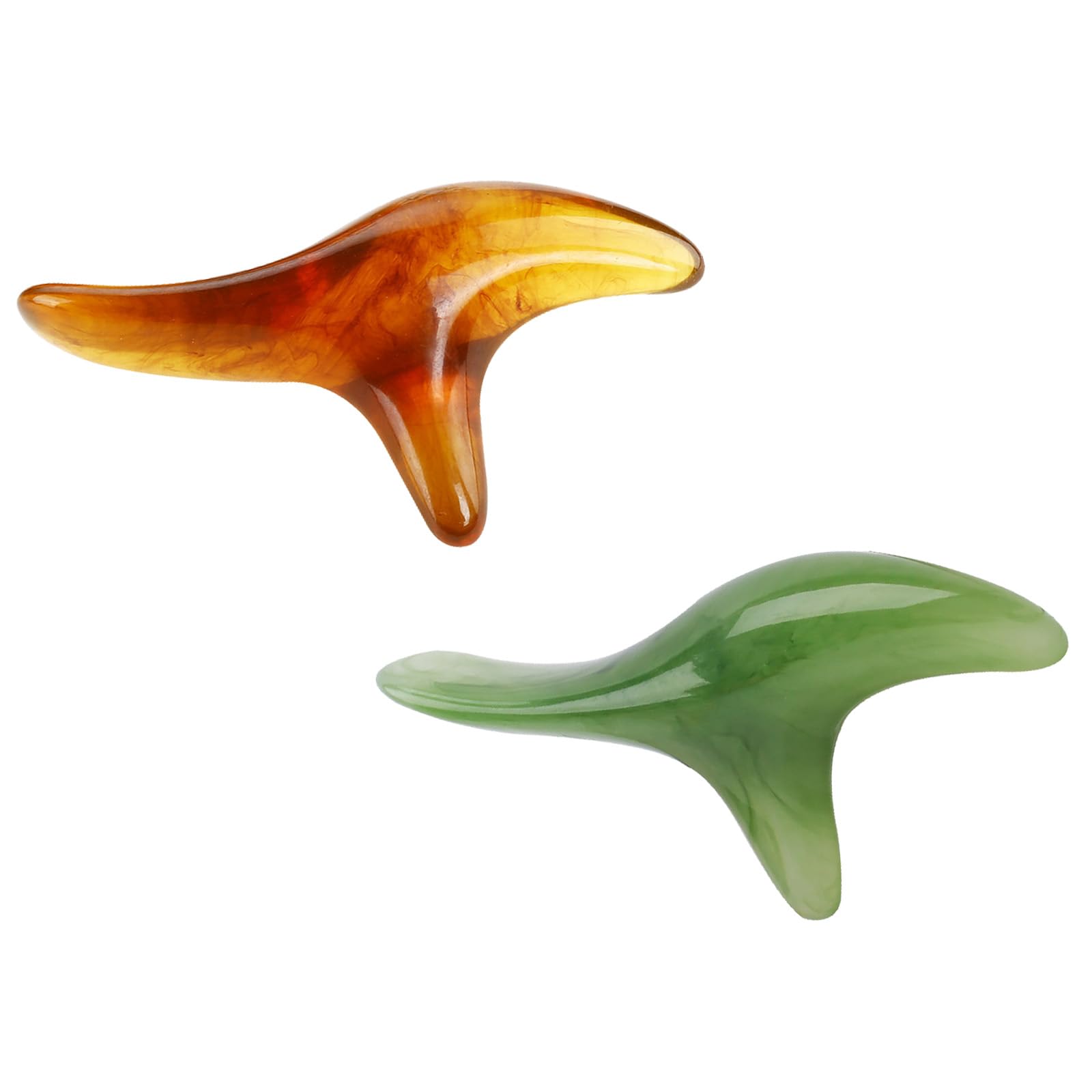 

Samcos Acupressure Massage Triangle for Lymphatic Foot Wrinkle Improves Blood Full Body Set of 2 Green Amber Stick, Sparrow, Drainage, Massage,